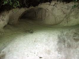 Меловая пещера. Увеличить...  (фото 2007г.)
