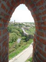 Вид на міст з башти Рожанка. Збільшити...  ( фото 2008р.)